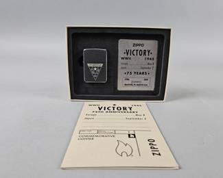 Lot 45 | Zippo VE/VJ 75th Anniversary Lighter