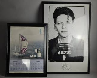 Lot 612 | Frank Sinatra Mug Shot Poster and More