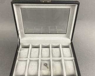 Lot 201 | Songmics Watch Box With Key