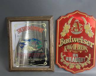 Lot 328 | Southern Comfort & Budweiser Signs
