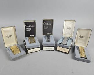 Lot 398 | Vintage Zippo Contempo Butane Collection Lighters