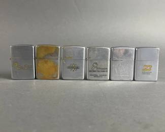 Lot 394 | 6 Early Zippo Lighters