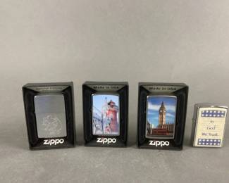 Lot 512 | Lighthouse Zippo Lighter & More