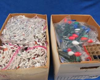 Lot 332. Multi-colored Christmas lights