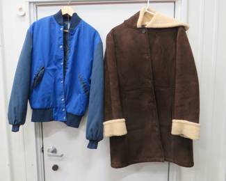 Lot 166. Two women's coats.&nbsp; Sizes as shown.
