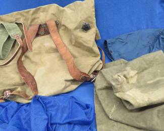 Lot 21. Duluth pack, sea bag, and stuff sacks