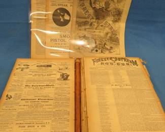 Lot 367. 1879 Forest and Stream Rod and Gun Sportsman's periodicals by L.M. Hine