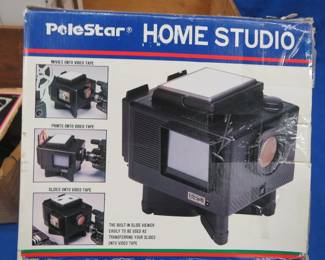 Lot 51. Movie transfer devices and a wooden box