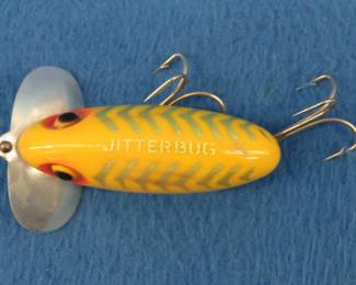 Lot 225. Vintage Fred Arbogast 2 1/2' Jitterbug excellent condition