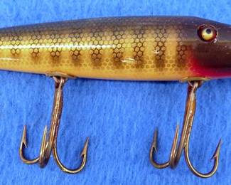 Lot 223. Vintage C.C.B.C. 4 1/4" wooden Pikie with glass eyes in excellent condition