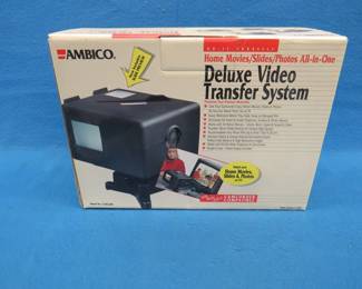 Lot 196. New-in-the-box Ambico deluxe video transfer system