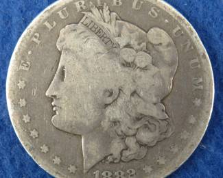 Lot 43. 1882 S Morgan dollar