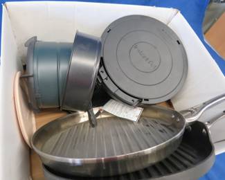 Lot 307. Instant Pot air fryer lid, skillets, and more