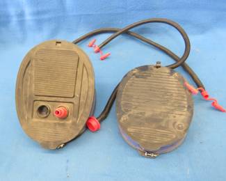 Lot 351. Two foot air pumps
