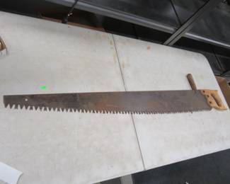 Lot 172. One-man crosscut saw. Feels pretty sharp