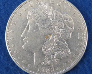 Lot 37. 1921 D Morgan dollar