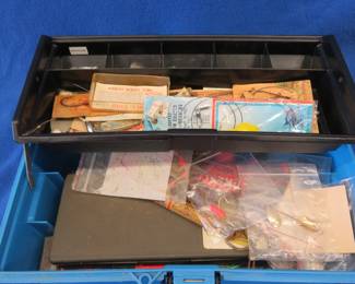Lot 299. Tacklebox with contents
