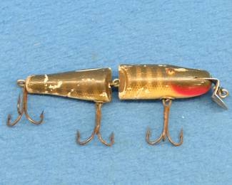 Lot 70. Vintage 4 1/2" CCBC wooden jointed Pikie with glass eyes