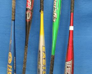 Lot 171. Five aluminum baseball bats