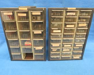 Lot 151. Two organizers with contents