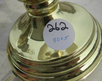 Lot 262. Two table lamps