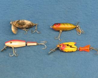 Lot 79. Five vintage baits