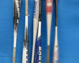 Lot 170. Six aluminum baseball bats