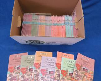 Lot 346. Large collection of "Remember When" books from the 30s - 80s