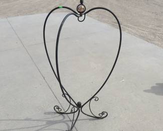 Lot 247. Metal plant hanger about 3' high