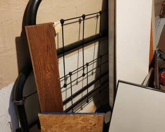 Black Metal Bed Frame 