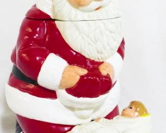 124 - The True Meaning of Christmas Cookie Jar by Leon Winton, 12"
