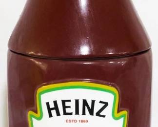 212 - Heinz Ketchup cookie jar, 12.5"
