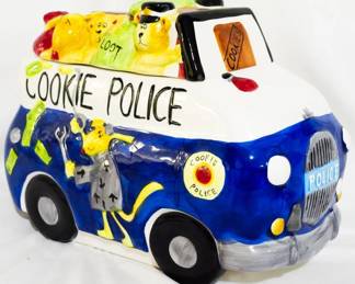 152 - Rayware Cookie Police Cookie Jar 9"
