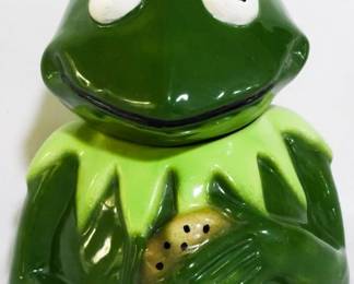 145 - Kermit Cookie Jar 8.5"
