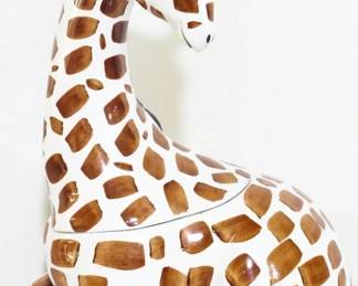190 - Giraffe cookie jar, 11.5"
