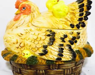 156 - Hen Cookie Jar by Appalachian Designs 9"
