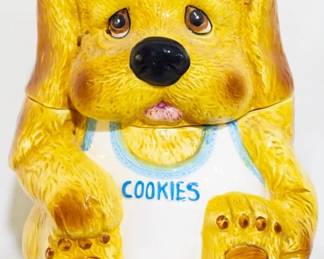 153 - Dog Cookie Jar 10.5"
