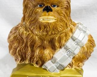 112 - Limited Edition Chewbacca Cookie Jar by Treasure Craft, 16"
