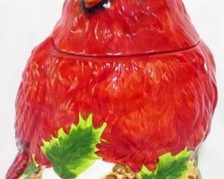 189 - Mercuries Cardinal cookie jar, 11"
