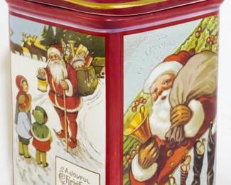 195 - Oneida Joyful Christmas cookie jar, 7"

