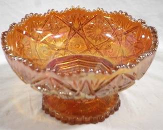 260 - Imperial Marigold carnival glass bowl 8.5 x 4
