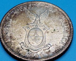 1944 S 50 Centavos