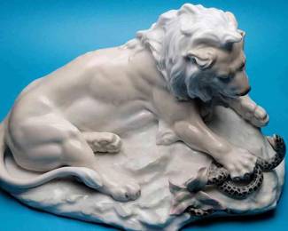 Porcelain Lion