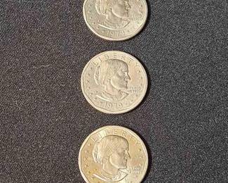 3 Susan B. Anthony P 1979 Dollars