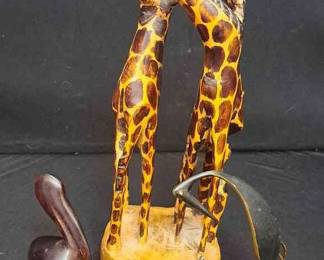 Hand Carved Giraffes And More 