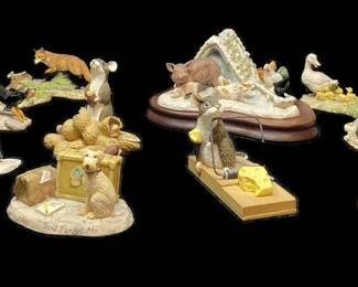 ASSORTED COLLECTION OF SCHMID FINE ARTS & MUNRO "AFTER THE PARTY" FIGURINES