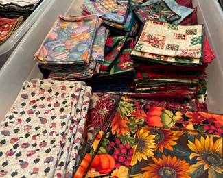 handmade new cocktail napkins (many)