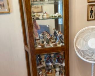 curio cabinet & many curios
