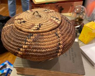 vintage handmade basket