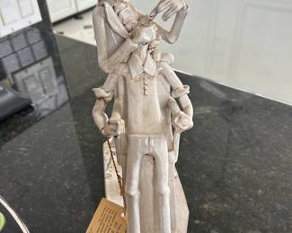 Bencini Dentist with Patient Ceramic Sculpture